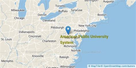 American public university location - Location of American Public University System. Contact details for American Military University are given below. Contact Details. Location: 111 W Congress St, Charles Town, WV 25414. Phone: 877-755-2787. 